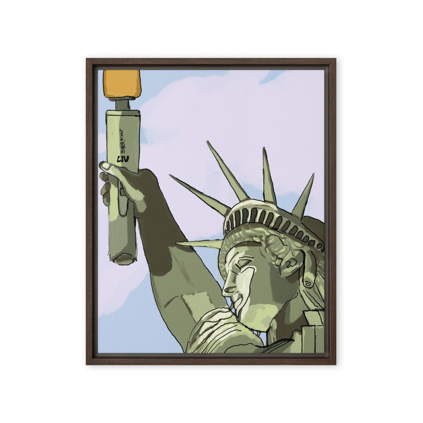 Liberty Framed canvas