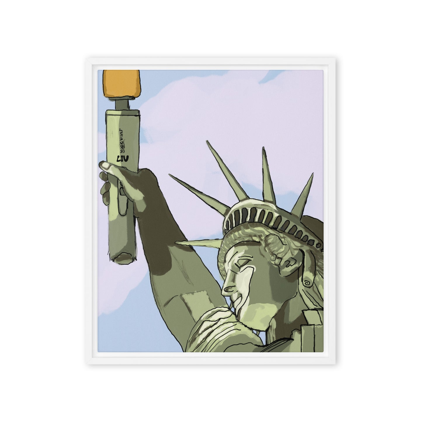 Liberty Framed canvas